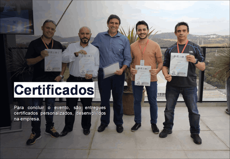 Imagens da apresentação